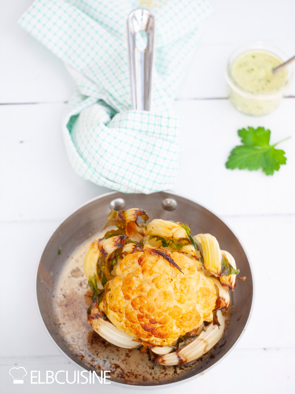Ottolenghi Blumenkohl | Karfiol Ottolenghi in Ofenform